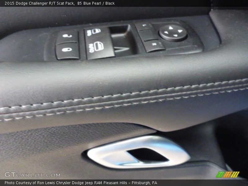 B5 Blue Pearl / Black 2015 Dodge Challenger R/T Scat Pack
