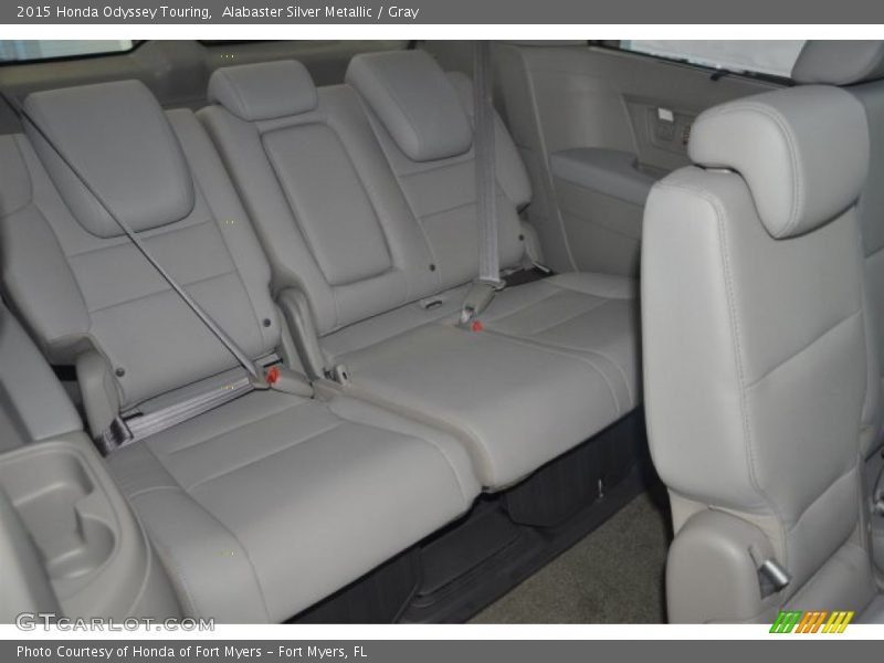 Alabaster Silver Metallic / Gray 2015 Honda Odyssey Touring