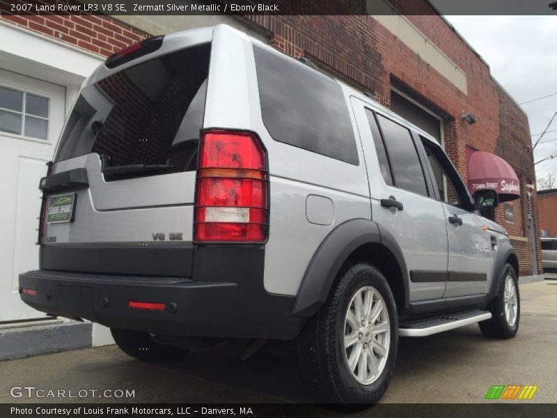 Zermatt Silver Metallic / Ebony Black 2007 Land Rover LR3 V8 SE