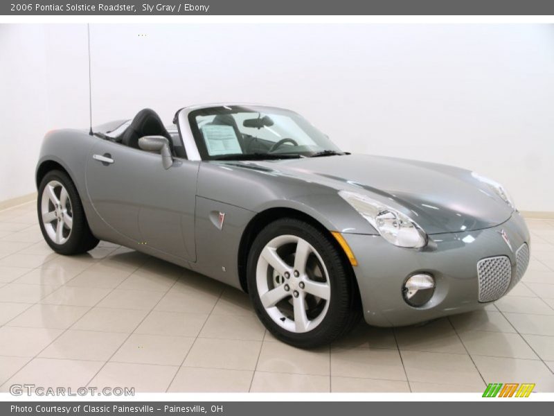 Sly Gray / Ebony 2006 Pontiac Solstice Roadster