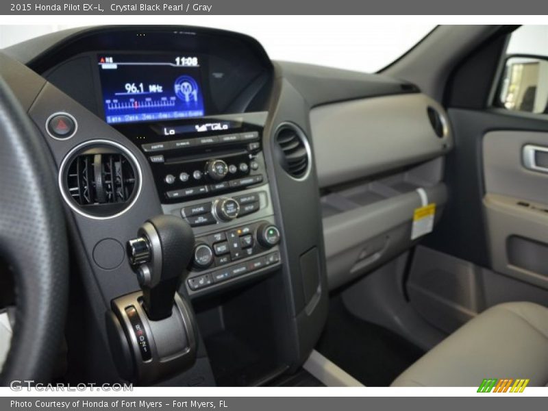 Crystal Black Pearl / Gray 2015 Honda Pilot EX-L