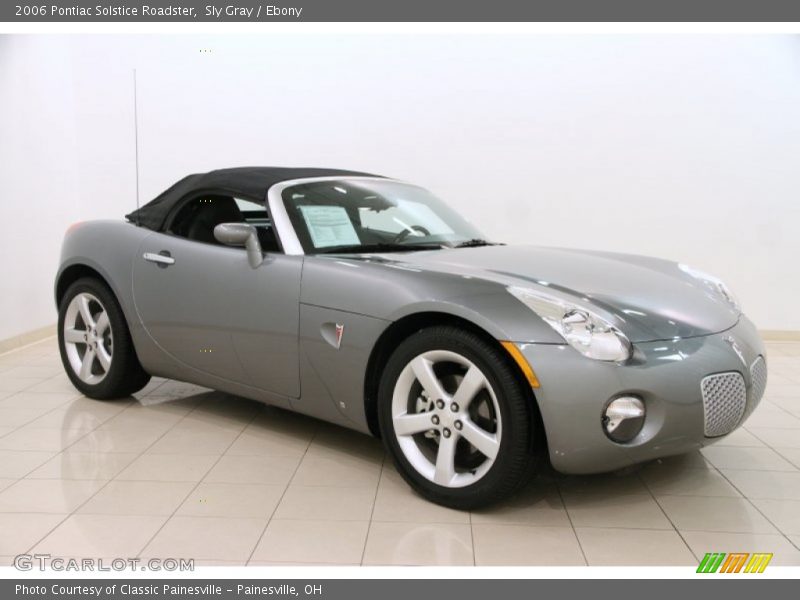 Sly Gray / Ebony 2006 Pontiac Solstice Roadster