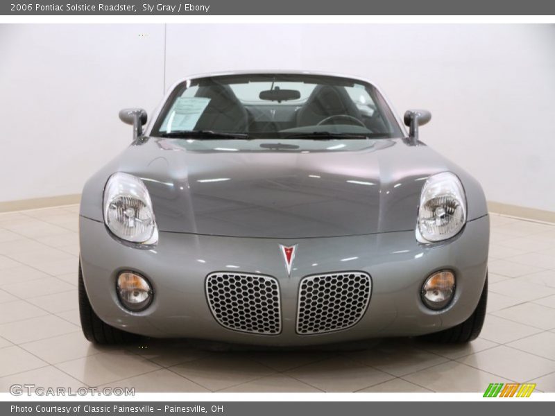 Sly Gray / Ebony 2006 Pontiac Solstice Roadster