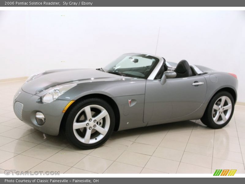 Sly Gray / Ebony 2006 Pontiac Solstice Roadster