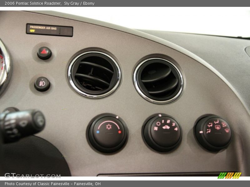 Sly Gray / Ebony 2006 Pontiac Solstice Roadster