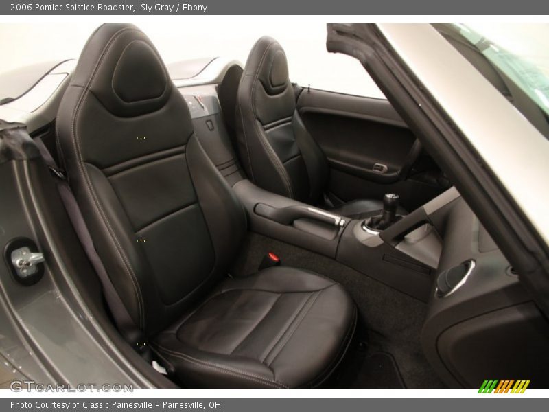 Sly Gray / Ebony 2006 Pontiac Solstice Roadster