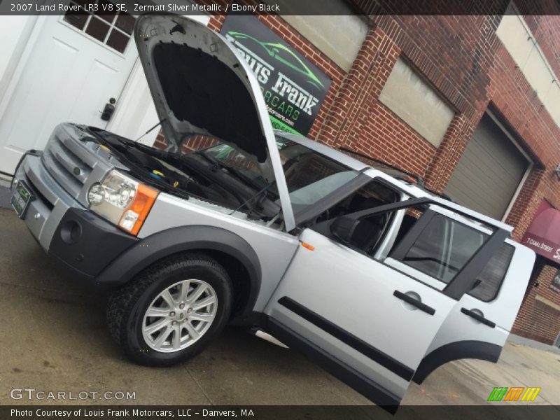 Zermatt Silver Metallic / Ebony Black 2007 Land Rover LR3 V8 SE