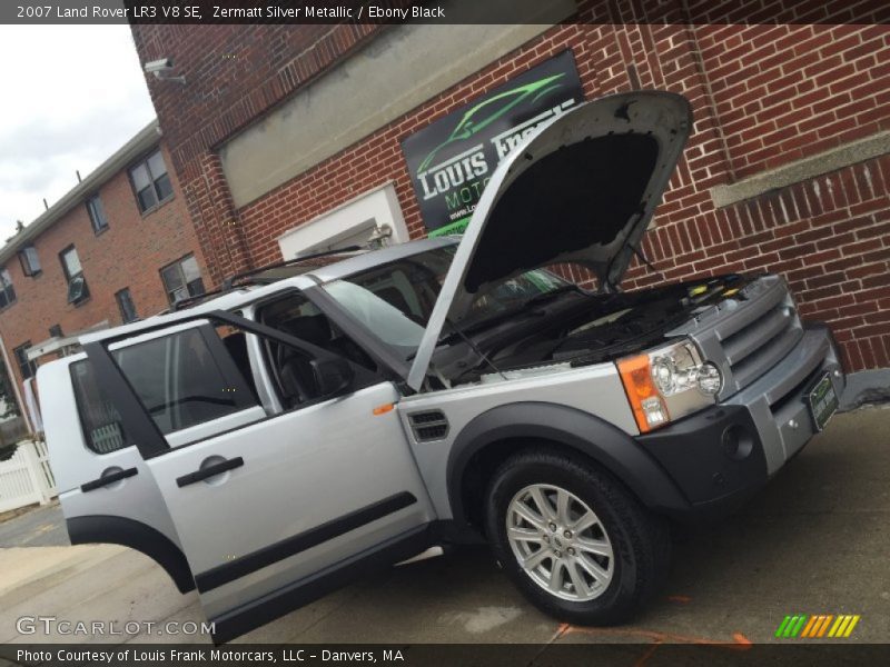 Zermatt Silver Metallic / Ebony Black 2007 Land Rover LR3 V8 SE