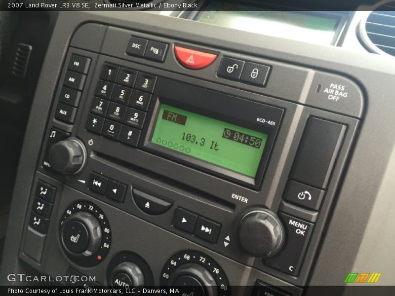 Zermatt Silver Metallic / Ebony Black 2007 Land Rover LR3 V8 SE