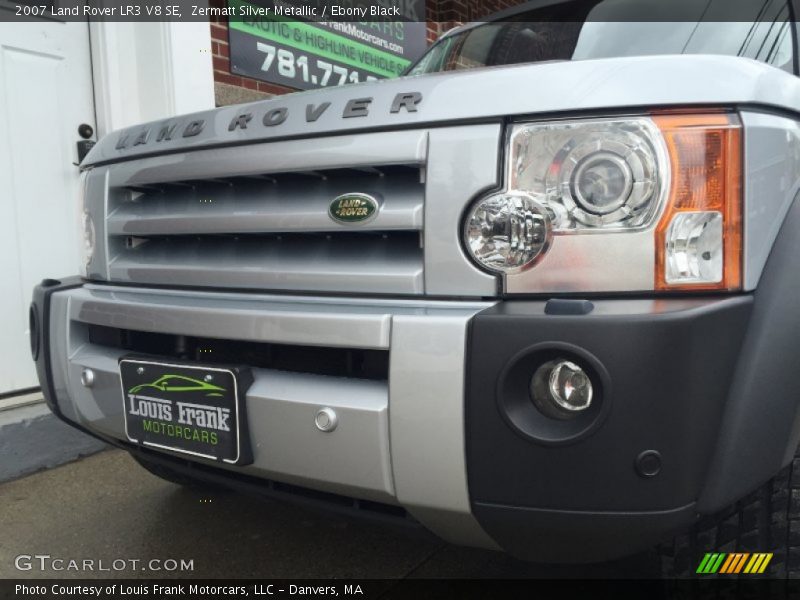 Zermatt Silver Metallic / Ebony Black 2007 Land Rover LR3 V8 SE