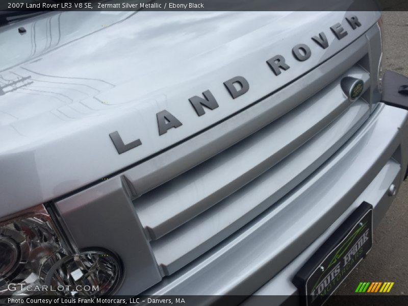 Zermatt Silver Metallic / Ebony Black 2007 Land Rover LR3 V8 SE