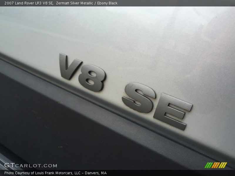Zermatt Silver Metallic / Ebony Black 2007 Land Rover LR3 V8 SE
