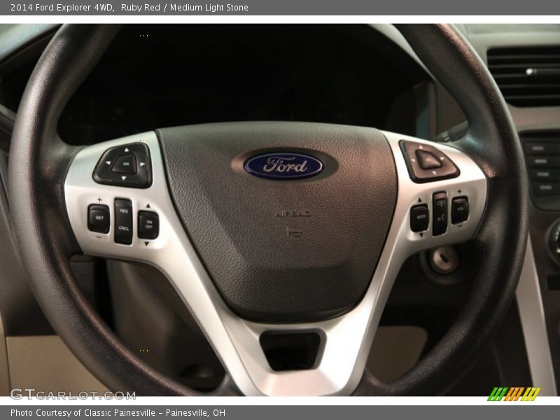 Ruby Red / Medium Light Stone 2014 Ford Explorer 4WD