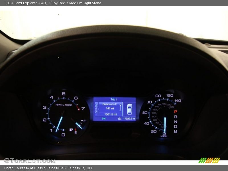 Ruby Red / Medium Light Stone 2014 Ford Explorer 4WD