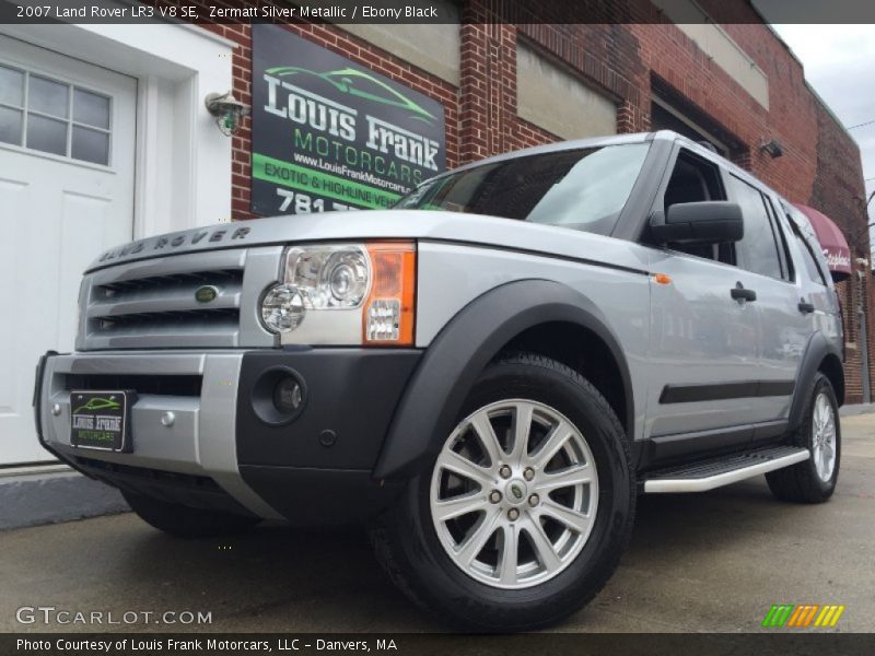 Zermatt Silver Metallic / Ebony Black 2007 Land Rover LR3 V8 SE