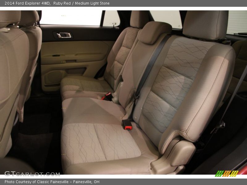 Ruby Red / Medium Light Stone 2014 Ford Explorer 4WD