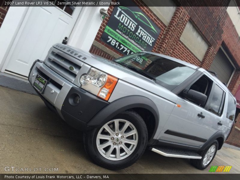 Zermatt Silver Metallic / Ebony Black 2007 Land Rover LR3 V8 SE