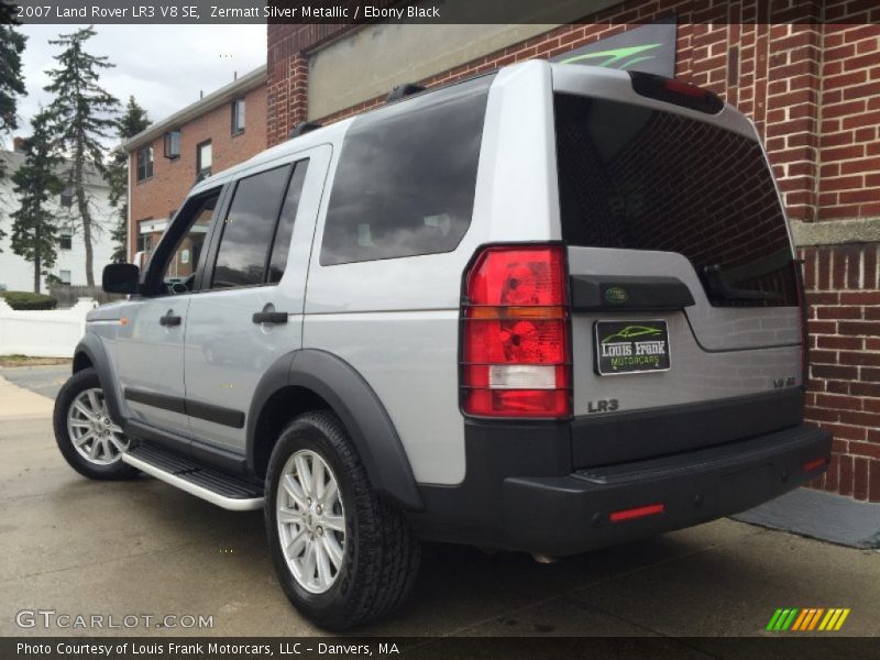 Zermatt Silver Metallic / Ebony Black 2007 Land Rover LR3 V8 SE