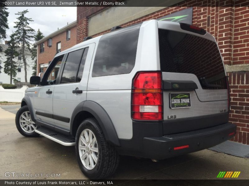 Zermatt Silver Metallic / Ebony Black 2007 Land Rover LR3 V8 SE