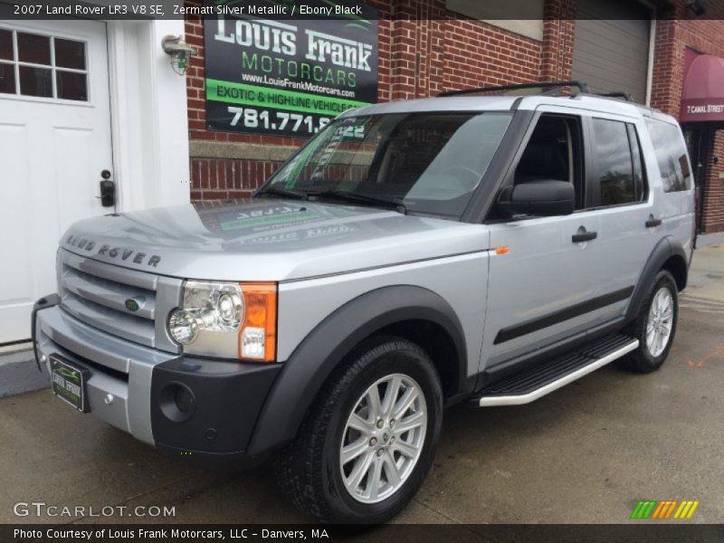 Zermatt Silver Metallic / Ebony Black 2007 Land Rover LR3 V8 SE