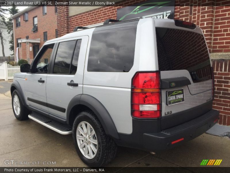 Zermatt Silver Metallic / Ebony Black 2007 Land Rover LR3 V8 SE