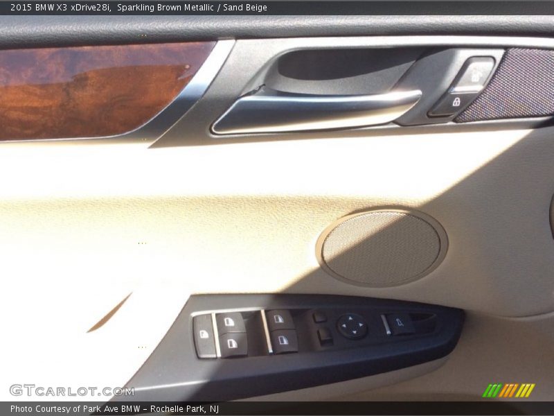 Sparkling Brown Metallic / Sand Beige 2015 BMW X3 xDrive28i
