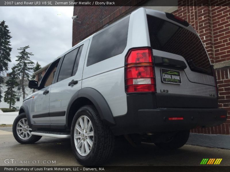 Zermatt Silver Metallic / Ebony Black 2007 Land Rover LR3 V8 SE