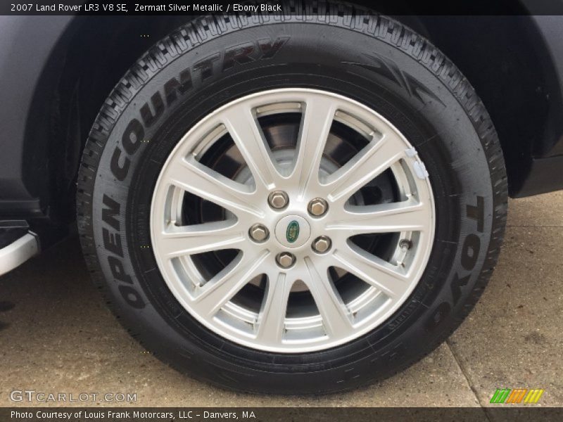 Zermatt Silver Metallic / Ebony Black 2007 Land Rover LR3 V8 SE