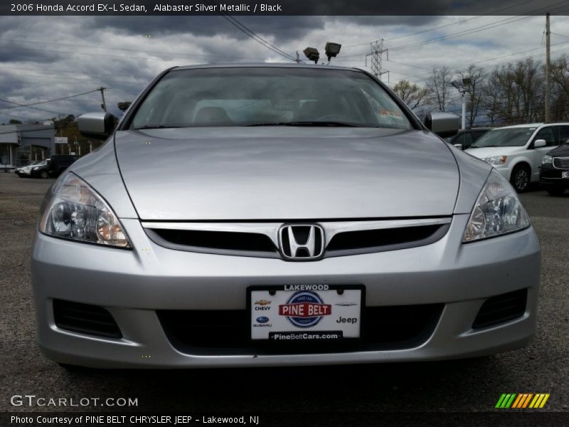 Alabaster Silver Metallic / Black 2006 Honda Accord EX-L Sedan