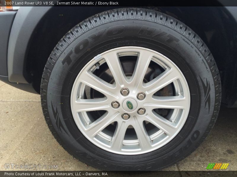 Zermatt Silver Metallic / Ebony Black 2007 Land Rover LR3 V8 SE