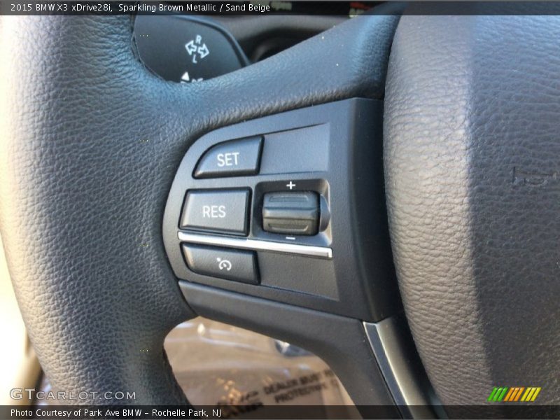 Controls of 2015 X3 xDrive28i