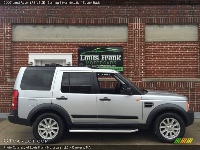 Zermatt Silver Metallic / Ebony Black 2007 Land Rover LR3 V8 SE