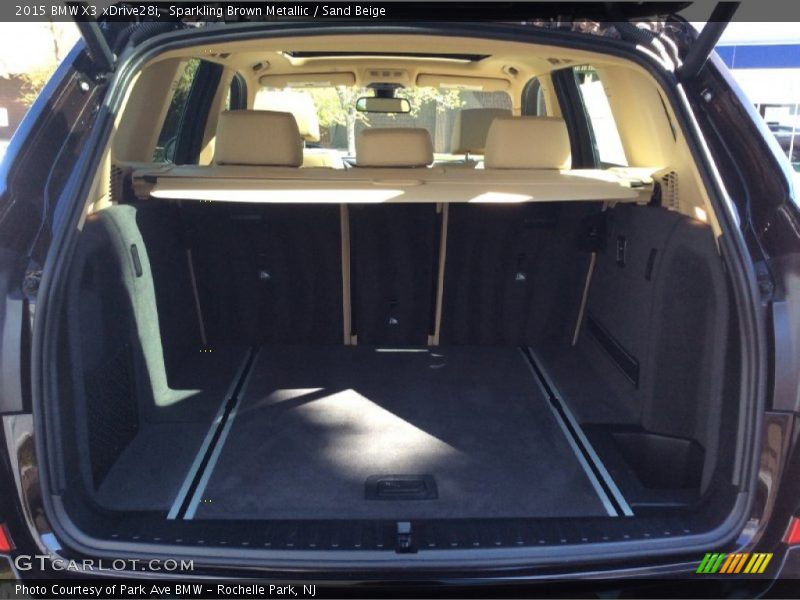 Sparkling Brown Metallic / Sand Beige 2015 BMW X3 xDrive28i