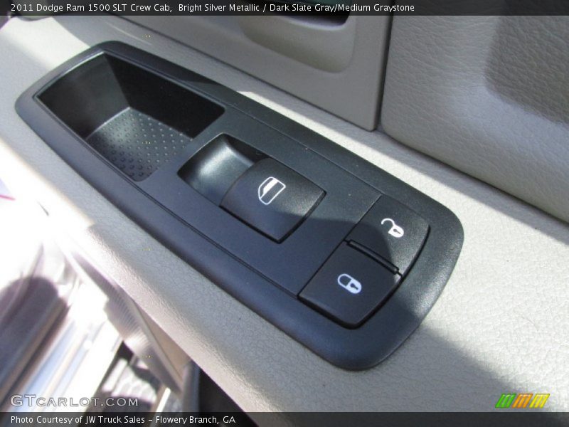 Bright Silver Metallic / Dark Slate Gray/Medium Graystone 2011 Dodge Ram 1500 SLT Crew Cab