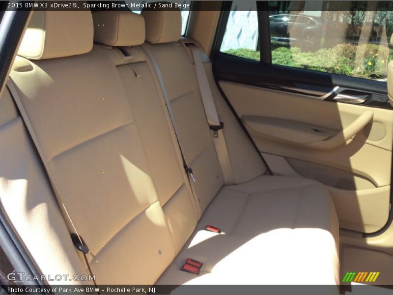 Sparkling Brown Metallic / Sand Beige 2015 BMW X3 xDrive28i