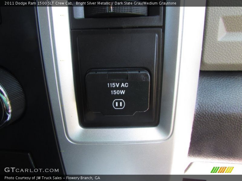 Bright Silver Metallic / Dark Slate Gray/Medium Graystone 2011 Dodge Ram 1500 SLT Crew Cab