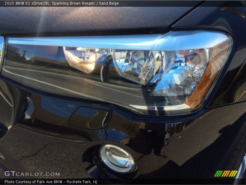 Sparkling Brown Metallic / Sand Beige 2015 BMW X3 xDrive28i