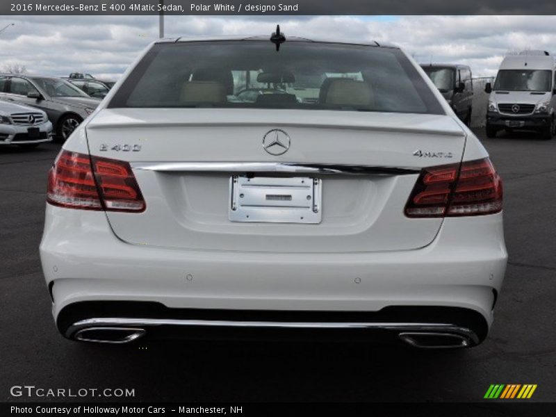  2016 E 400 4Matic Sedan Polar White