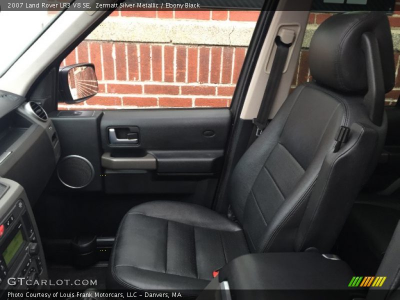 Zermatt Silver Metallic / Ebony Black 2007 Land Rover LR3 V8 SE