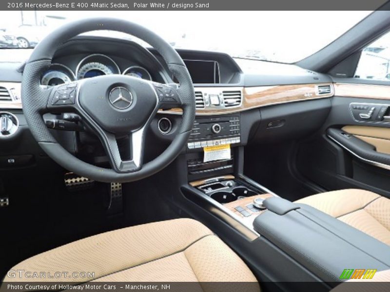  2016 E 400 4Matic Sedan designo Sand Interior