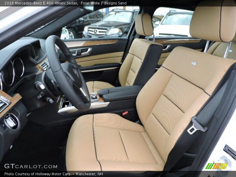 Front Seat of 2016 E 400 4Matic Sedan