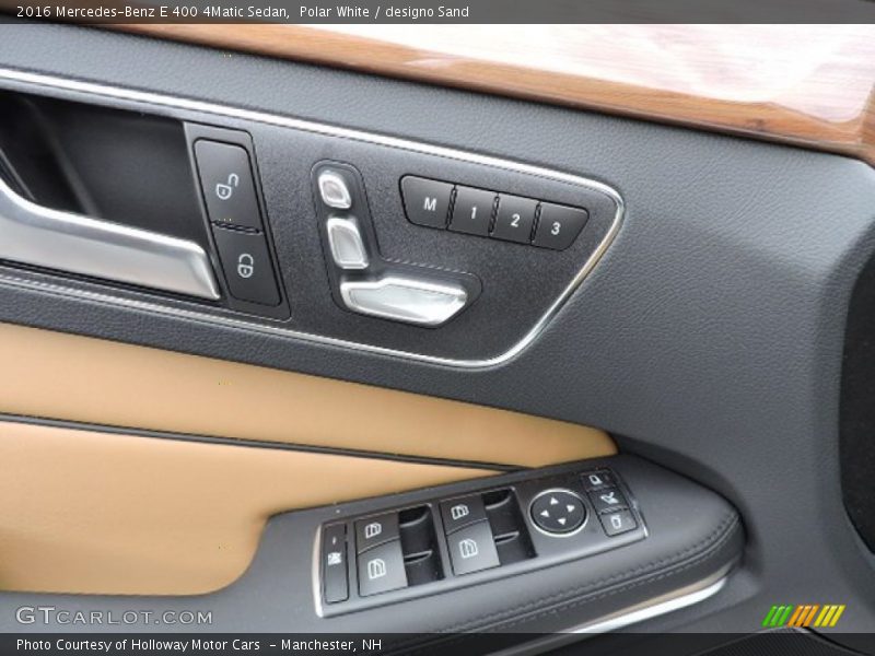 Controls of 2016 E 400 4Matic Sedan