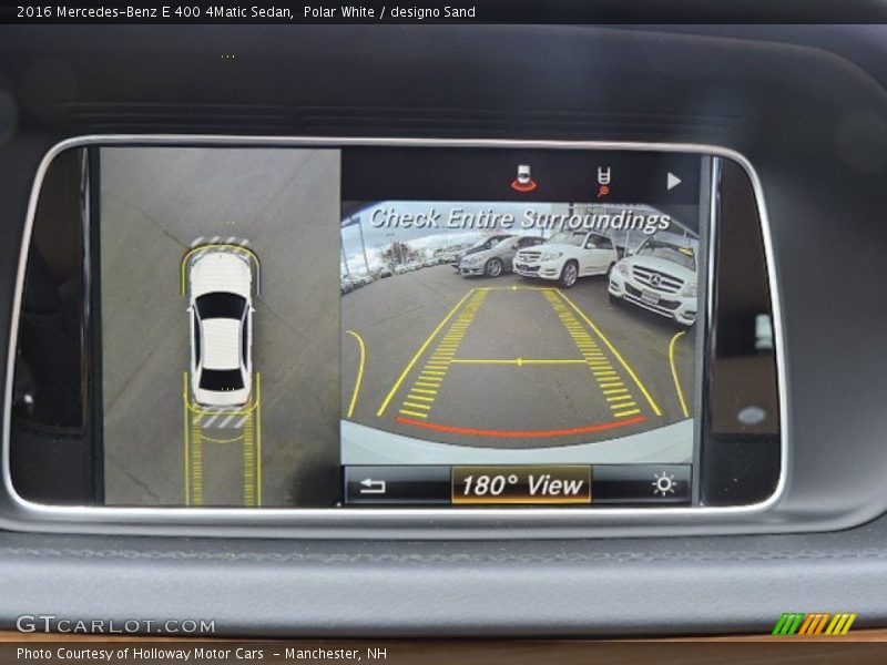 Polar White / designo Sand 2016 Mercedes-Benz E 400 4Matic Sedan