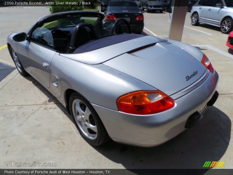 Arctic Silver Metallic / Black 2000 Porsche Boxster