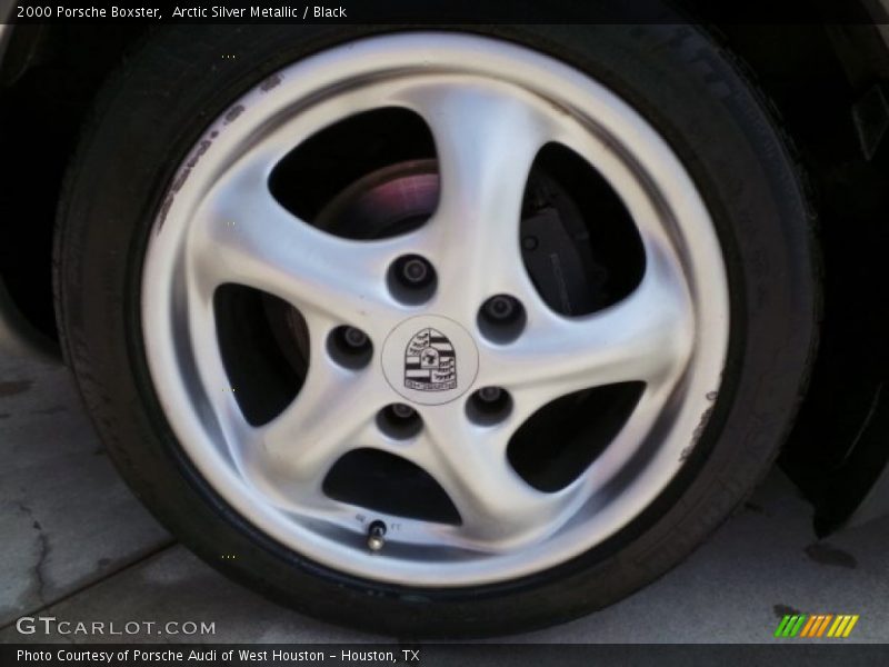 Arctic Silver Metallic / Black 2000 Porsche Boxster