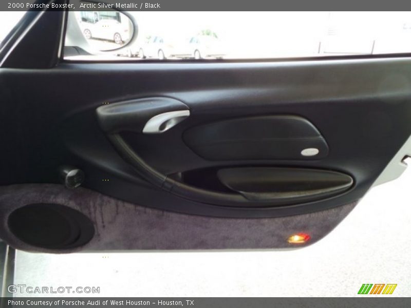 Arctic Silver Metallic / Black 2000 Porsche Boxster