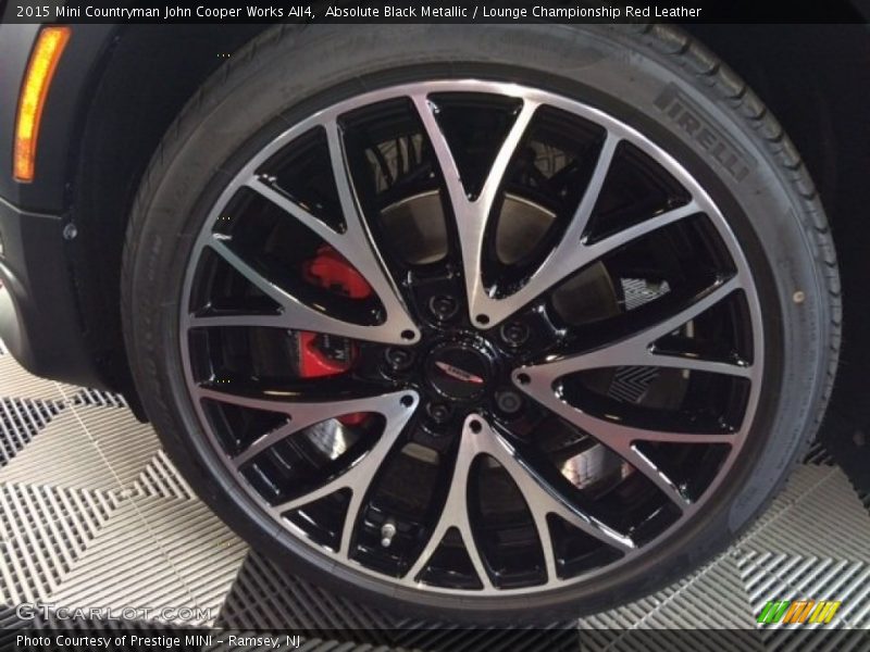Absolute Black Metallic / Lounge Championship Red Leather 2015 Mini Countryman John Cooper Works All4