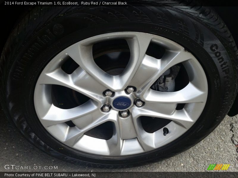 Ruby Red / Charcoal Black 2014 Ford Escape Titanium 1.6L EcoBoost