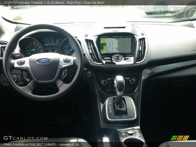 Ruby Red / Charcoal Black 2014 Ford Escape Titanium 1.6L EcoBoost