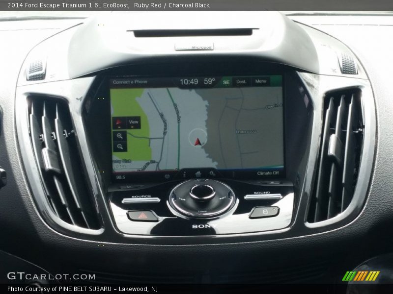 Ruby Red / Charcoal Black 2014 Ford Escape Titanium 1.6L EcoBoost